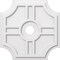 Ekena Millwork Haus Architectural Grade PVC Contemporary Ceiling Medallion, 20"OD x 3"ID x 6 1/2"C x 1"P CMP20HS-03000 - alternate 1